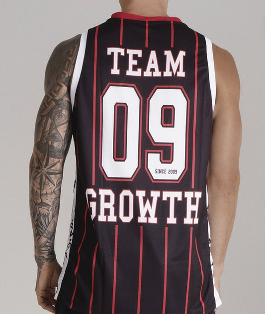 Regata basquete listrada preta Growth