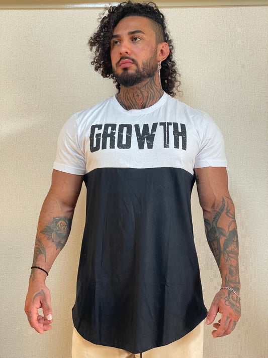 Camisa Premium Long Preta Growth Recorte